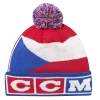 Bonnet De Ski CCM FLAG POM KNIT TEAM CZECH Multiple Team Color -CCM Boutique bonnet de ski ccm flag pom knit team czech multiple team color 153816 650x650 1