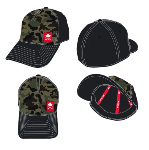 Casquette CCM CAMO STRUCTURED FLEX 3 Casquette CCM CAMO STRUCTURED FLEX