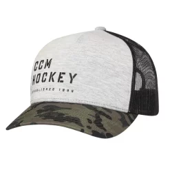 Casquette Pour Homme CCM CAMO MESHBACK TRUCKER Athletic Grey