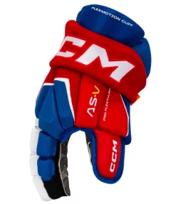 Gants De Hockey, Junior CCM Tacks AS-V Royal/red/white -CCM Boutique gants de hockey junior ccm tacks as v royal red white 192544 650x650 g1