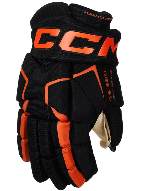 Gants De Hockey, Senior CCM Tacks AS 580 Black/orange 3 Gants De Hockey, Senior CCM Tacks AS 580 Black/orange