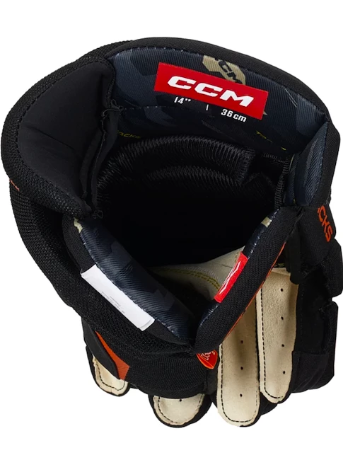 Gants De Hockey, Senior CCM Tacks AS 580 Black/orange 6 Gants De Hockey, Senior CCM Tacks AS 580 Black/orange – Image 4