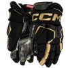 Gants De Hockey, Senior CCM Tacks AS-V PRO Black/gold -CCM Boutique gants de hockey senior ccm tacks as v pro black gold 192461 650x650 1