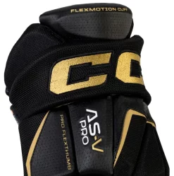 Gants De Hockey, Senior CCM Tacks AS-V PRO Black/gold -CCM Boutique gants de hockey senior ccm tacks as v pro black gold 192461 650x650 g2