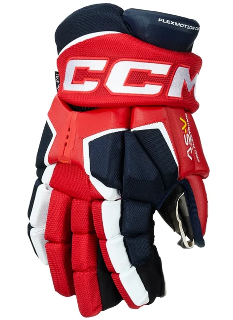 Gants De Hockey, Senior CCM Tacks AS-V PRO Navy/red/white 3 Gants De Hockey, Senior CCM Tacks AS-V PRO Navy/red/white