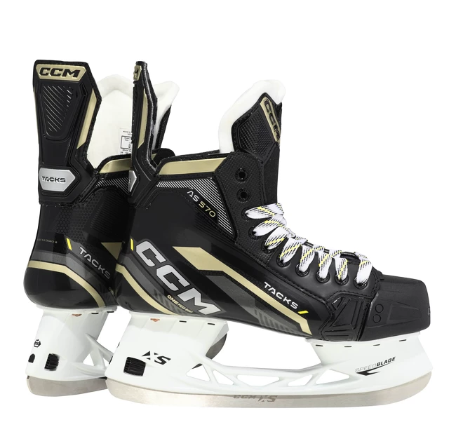 Patins De Hockey, Intermediate CCM Tacks AS-570 Taille Moyenne 3 Patins De Hockey, Intermediate CCM Tacks AS-570 Taille Moyenne
