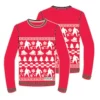 Pull De Noël CCM HOLIDAY UGLY SWEATER SR Red