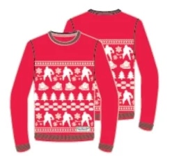 Pull De Noël CCM HOLIDAY UGLY SWEATER SR Red