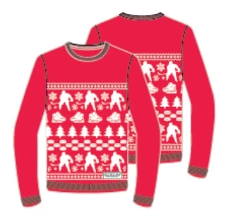 Pull De Noël CCM HOLIDAY UGLY SWEATER SR Red 3 Pull De Noël CCM HOLIDAY UGLY SWEATER SR Red