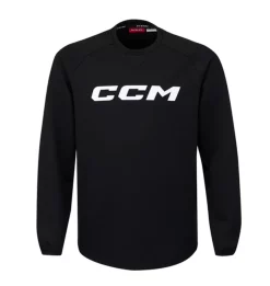 Pull-over CCM LOCKER ROOM FLEECE CREW Black, Senior