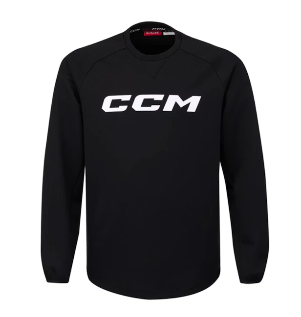 Pull-over CCM LOCKER ROOM FLEECE CREW Black, Senior 3 Pull-over CCM LOCKER ROOM FLEECE CREW Black, Senior