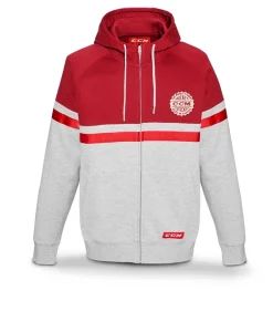Sweat-shirt CCM Heritage Logo Full Zip Fleece Hood SR