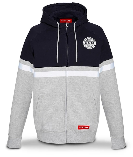 Sweat-shirt CCM Heritage Logo Full Zip Fleece Hood SR 4 Sweat-shirt CCM Heritage Logo Full Zip Fleece Hood SR â Image 2