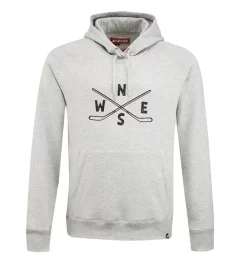 Sweat-shirt Pour Homme CCM DIRECTION HOODIE Athletic Grey