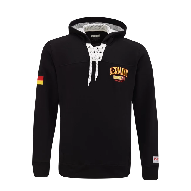 Sweat-shirt Pour Homme CCM FLAG HOODIE TEAM GERMANY Black SR 3 Sweat-shirt Pour Homme CCM FLAG HOODIE TEAM GERMANY Black SR
