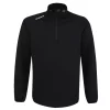 Sweat-shirt Pour Homme CCM LOCKER ROOM FLEECE 1/4 ZIP Black