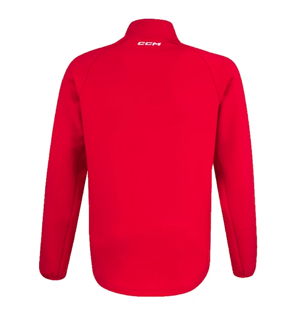 Sweat-shirt Pour Homme CCM LOCKER ROOM FLEECE 1/4 ZIP Red 4 Sweat-shirt Pour Homme CCM LOCKER ROOM FLEECE 1/4 ZIP Red – Image 2