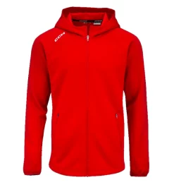 Sweat-shirt Pour Homme CCM LOCKER ROOM FLEECE FULL ZIP HOODIE Red