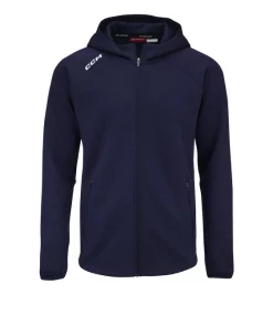 Sweat-shirt Pour Homme CCM LOCKER ROOM FLEECE FULL ZIP HOODIE True Navy