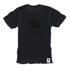 T-shirt CCM Blackout Leaf SS Tee SR Black