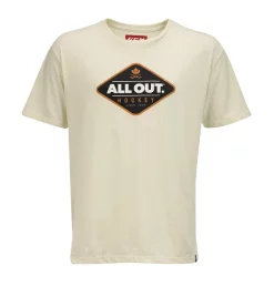 T-shirt Pour Homme CCM ALL OUTSIDE SS Tee White