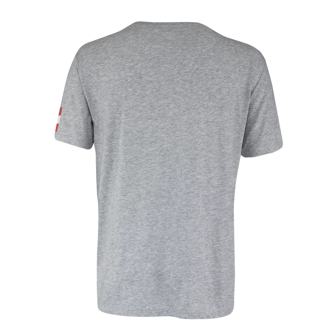 T-shirt Pour Homme CCM FLAG TEE TEAM AUSTRIA Athletic Grey 5 T-shirt Pour Homme CCM FLAG TEE TEAM AUSTRIA Athletic Grey – Image 3