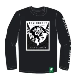 T-shirt Pour Homme CCM NOSTALGIA POSTER L/S TEE SR