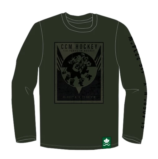 T-shirt Pour Homme CCM NOSTALGIA POSTER L/S TEE SR 4 T-shirt Pour Homme CCM NOSTALGIA POSTER L/S TEE SR – Image 2