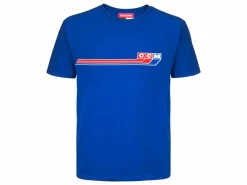 T-shirt Pour Homme CCM SS Vintage Retro Block 3 Tee Royal