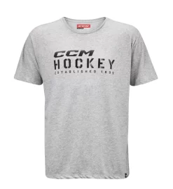 T-shirt Pour Homme CCM STENCIL TEE Grey