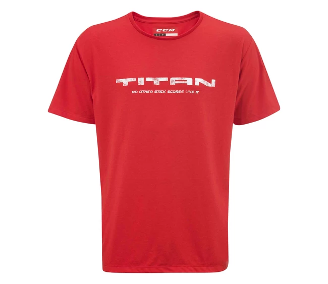 T-shirt Pour Homme CCM TITAN SS Tee Red 3 T-shirt Pour Homme CCM TITAN SS Tee Red